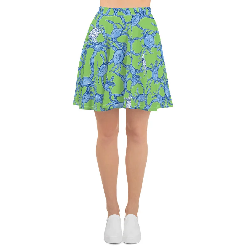 Durable skirts with reinforced seam strength -Skater Skirt Bushel of Crabs