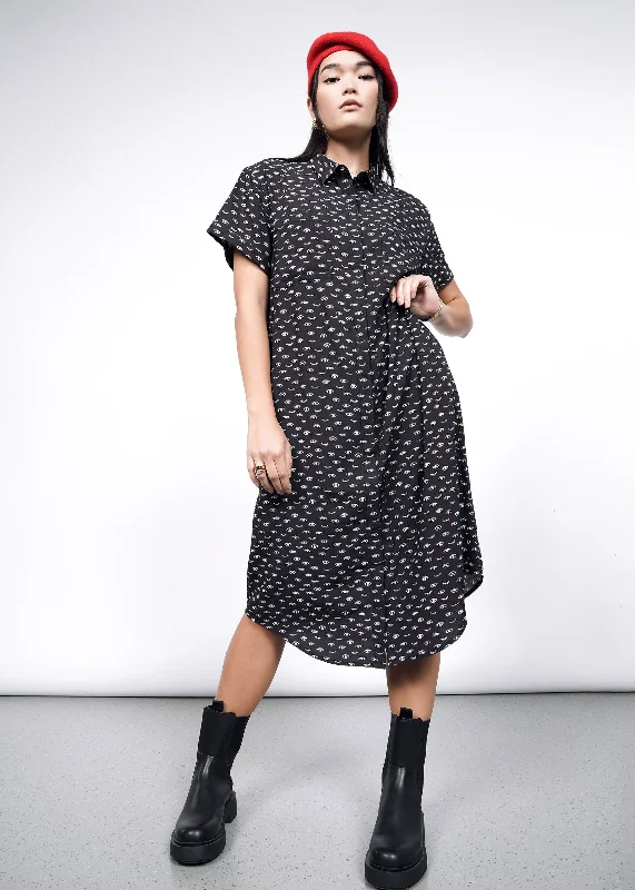 One-shoulder Dresses for Trendy -The Empower Shirt Dress