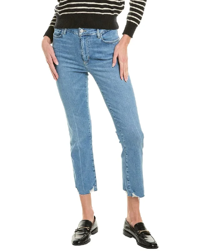 Designer skinny tight trousers for women with tailored fit and luxury finish -FRAME Denim Le High Clearwater Straight Jean