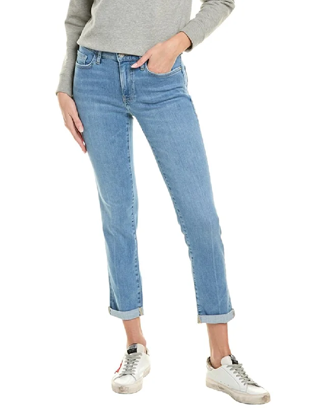 Classic tight trousers for women with smooth fabric and chic, timeless design -FRAME Denim Le Garcon Clearwater Straight Jean