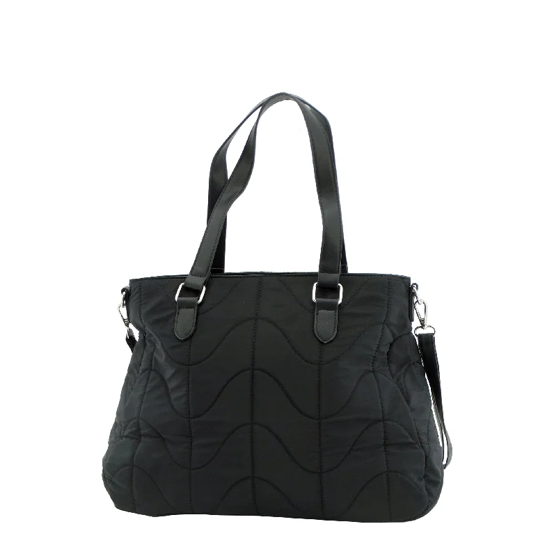 Handle bags with spacious pockets for travel -GU1505BK, Gusto - Women's Handbag