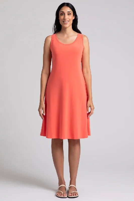 Strapless Dresses for Glamorous -Nu Tank Dress Short | Coral