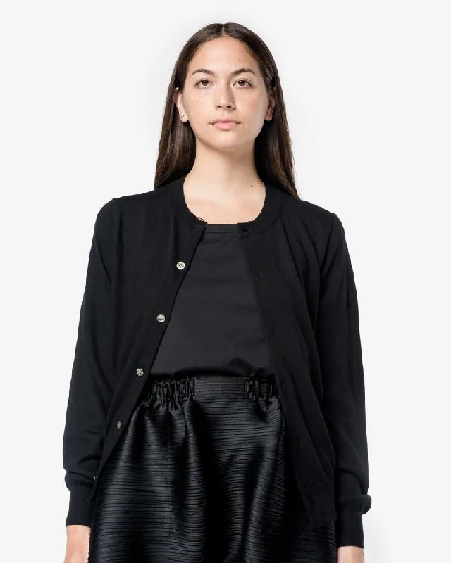 Semi - formal - event cardigan for a refined look -Cashmere Cardigan in Black