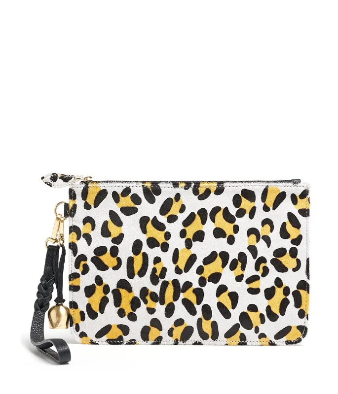 Handle bags with sleek silhouettes for fashion -MILA Wristlet Clutch Bag - Sunshine Pony