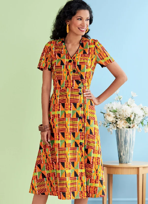 Embroidered Dresses for Detailed -Butterick Dress B6727