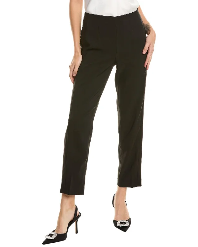 Stretchy knit tight trousers for women with soft fabric and relaxed fit -Anne Klein Pull On-Hollywood Pant