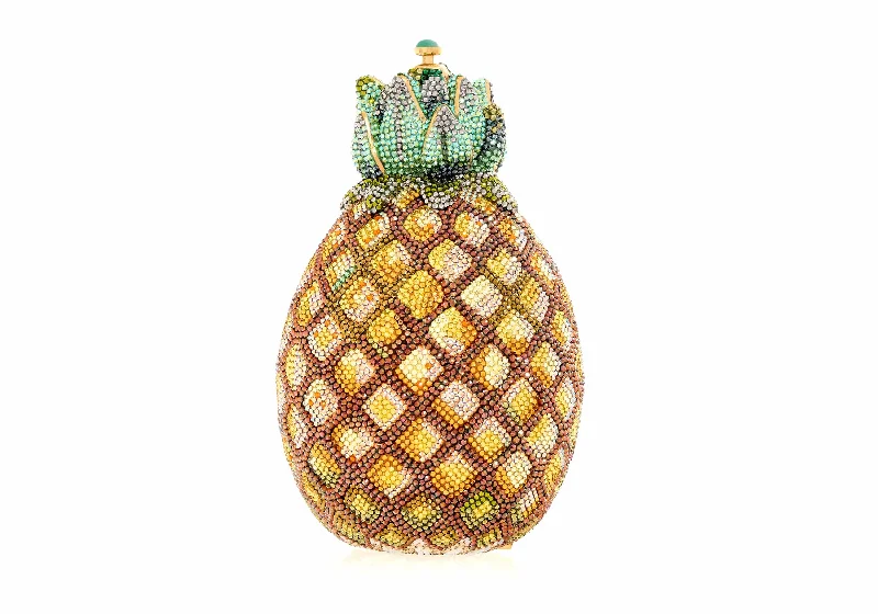 Handle bags with bright accents for pop -Pineapple Hawaiian