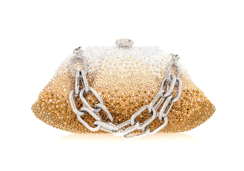 Insulated handle bags for keeping food fresh -Gemma Crystal Caviar Golden Gradient