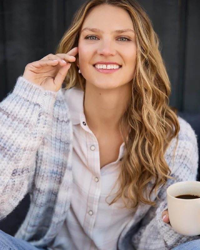 Solid - color cardigan for simple elegance -DORSET CARDIGAN