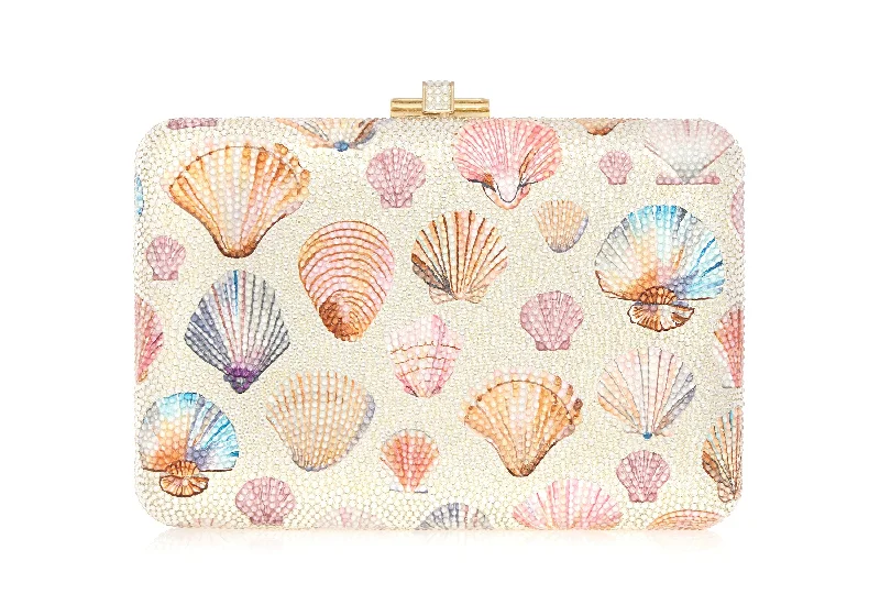 Handle bags with playful patterns for fun -Slim Slide Shell Beachcomber