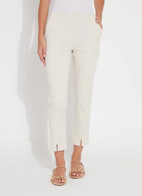 Tight trousers for women with cropped style and chic, modern finish -Cropped Rosalie Trouser (26" Inseam)