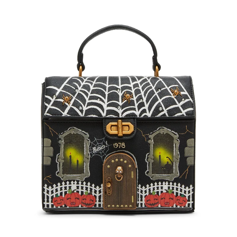 Handle bags with sturdy leather grip accents -Betsey Johnson Kitsch If You've Got It, Haunt It  Crossbody Bag