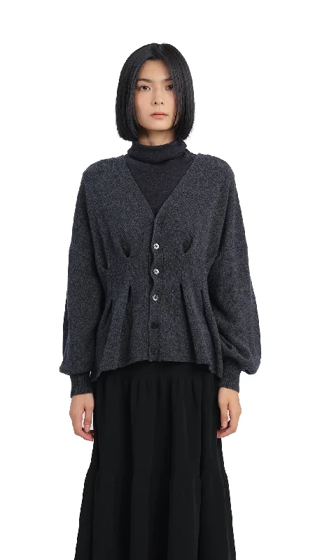 Black - cardigan for a versatile wardrobe staple -Victorian Cardigan