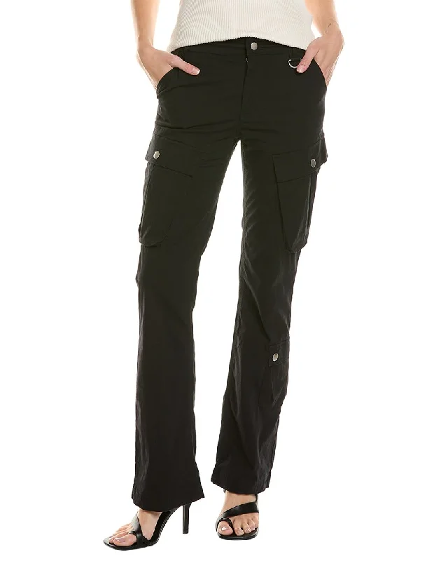 Tight trousers for women with pockets and slim silhouette for practical fashion -Brook + Lynn Cargo Pant