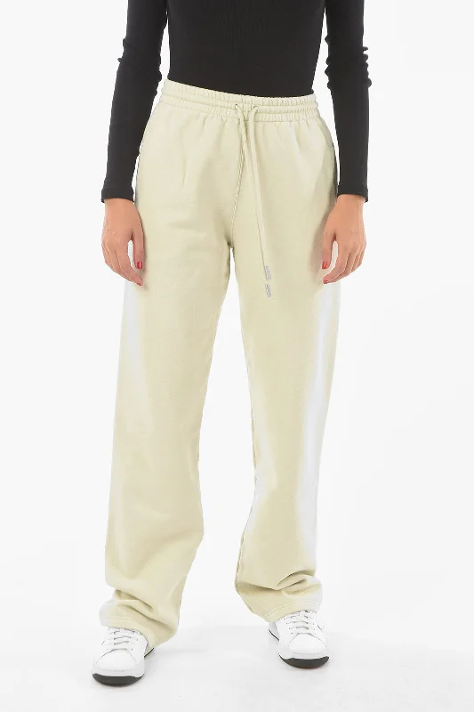 Leather tight trousers for women with edgy design and fashion-forward style -Off-White Joggers NEW TAPERED with ARROW Logo