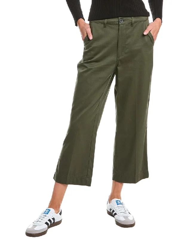 High-rise tight trousers for women with side zippers for easy styling -ba&sh Twill Pant