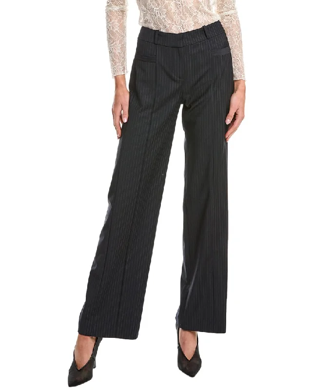 Denim tight trousers for women with skinny fit and timeless blue wash -ba&sh Pinstripe Wool-Blend Pant