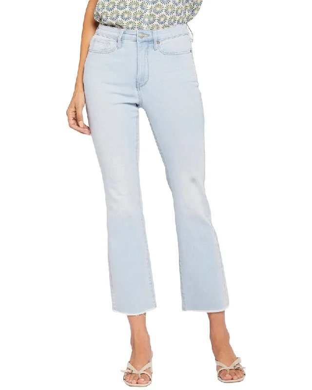 Tight trousers for women with cropped style and chic, modern finish -NYDJ High-Rise Billie Mini Brightside Bootcut Jean