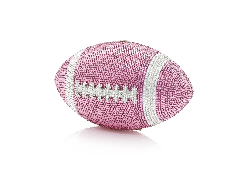 Handle bags with structured shapes for class -Football Pink