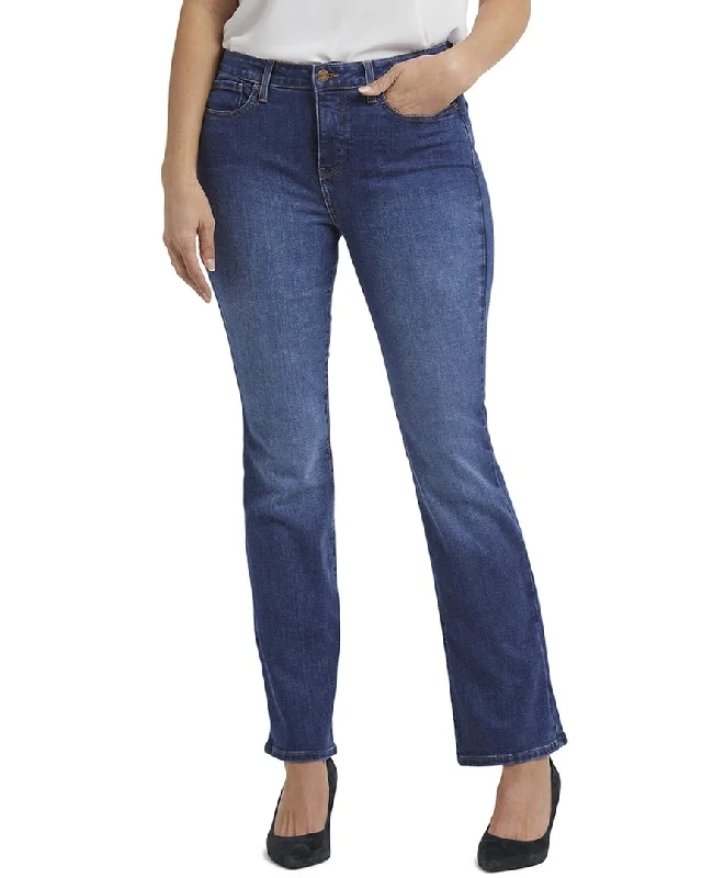 Tight trousers for women with elastic waistband for comfortable all-day wear -NYDJ Barbara Cooper Bootcut Jean