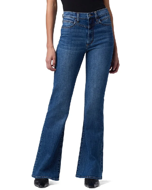 Bright colored tight trousers for women with striking hues for bold statement -JOE'S Jeans Hypnotize High-Rise Flare Jean