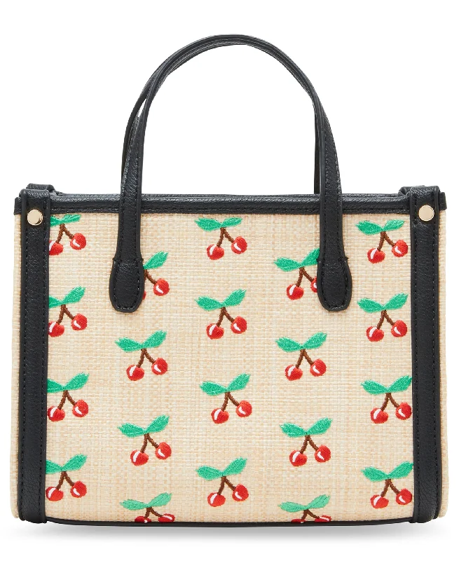 Handle bags with sleek silhouettes for fashion -Betsey Johnson Cherry on Top Mini Tote Bag