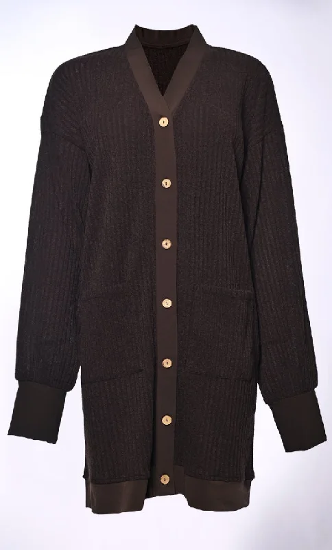 Semi - formal - event cardigan for a refined look -Tonal Tranquility: Cardigans with Subtle Color Pops