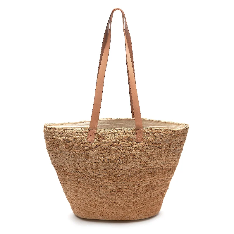 Handle bags with vintage clasps for nostalgia -LALITA Jute Basket