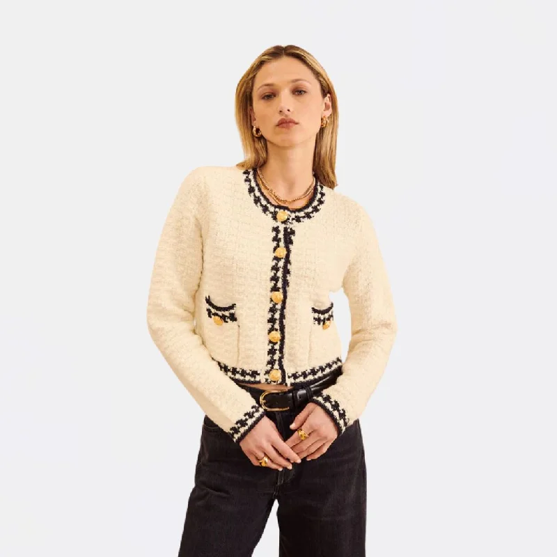 Shopping - cardigan for a comfortable stroll -Benedict Cardigan (Preppy Chantilly)