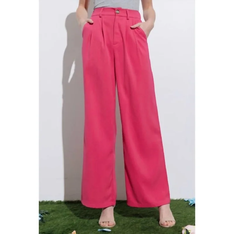 Casual Dresses for Everyday -Dress Pants In Pink