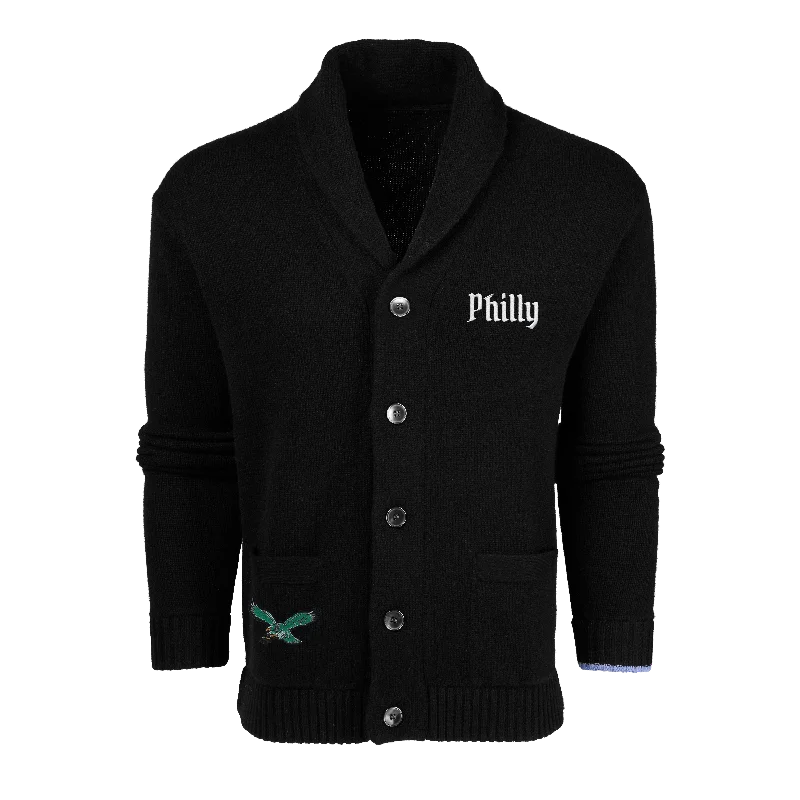 Weekend - cardigan for relaxed outings -Philadelphia Eagles Ottawa Shawl Cardigan