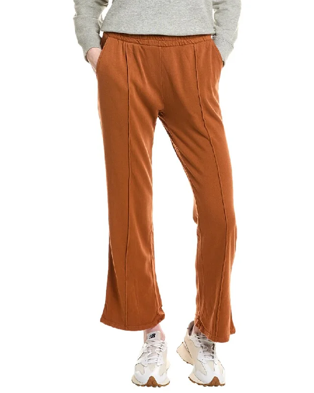 Tight trousers for women with pockets and slim silhouette for practical fashion -Chaser Fleece Amarillo Trouser