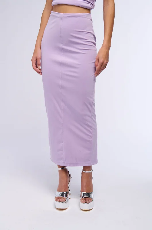 Patterned skirts for artistic standout appeal -BELLA VELVET MAXI SKIRT