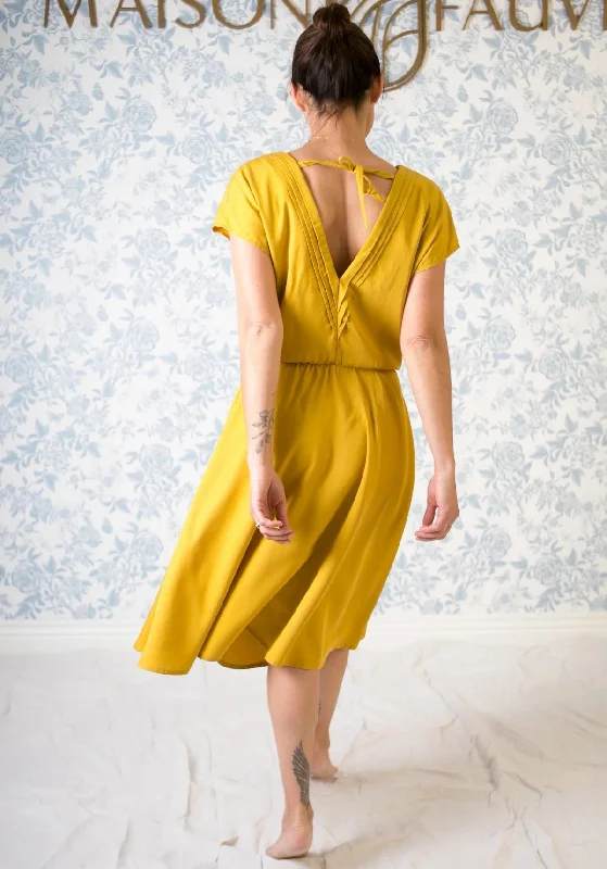 A-line Dresses for Flattering -Maison Fauve Byzance Dress and Top