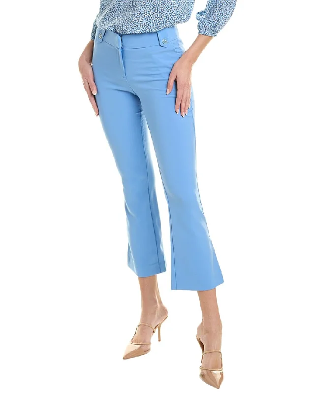 Comfortable tight trousers for women with soft cotton fabric and stretch -Nanette Nanette Lepore Flare Pant