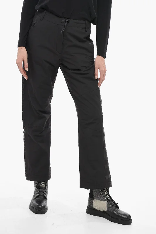 Stretch denim tight trousers for men with slim cut and durable fabric -Woolrich Printed logo SKI Pants