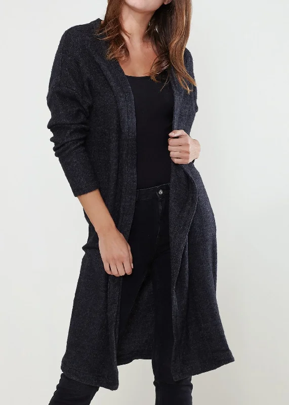 Office - appropriate cardigan for work -Women's Long Duster Cardigan