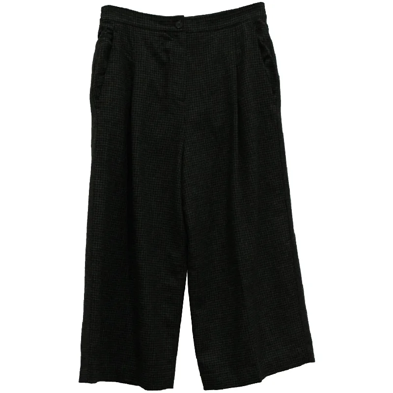 Denim tight trousers for women with skinny fit and timeless blue wash -McQ by Alexander McQueen Culottes in Grey Wool