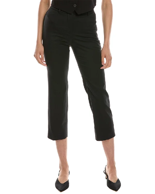 Designer skinny tight trousers for women with tailored fit and luxury finish -Burberry Wool-Blend Pant