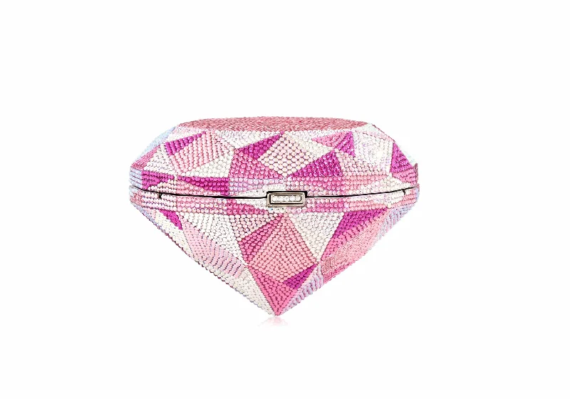 Handle bags with minimalist sleek silhouettes -Diamond Pink