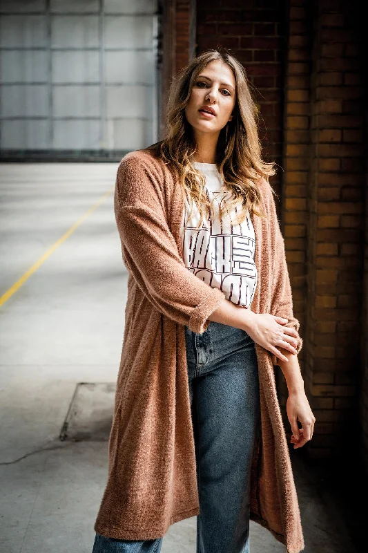 Oversized cardigan for a cozy feel -Fibre Mood Luz Cardigan