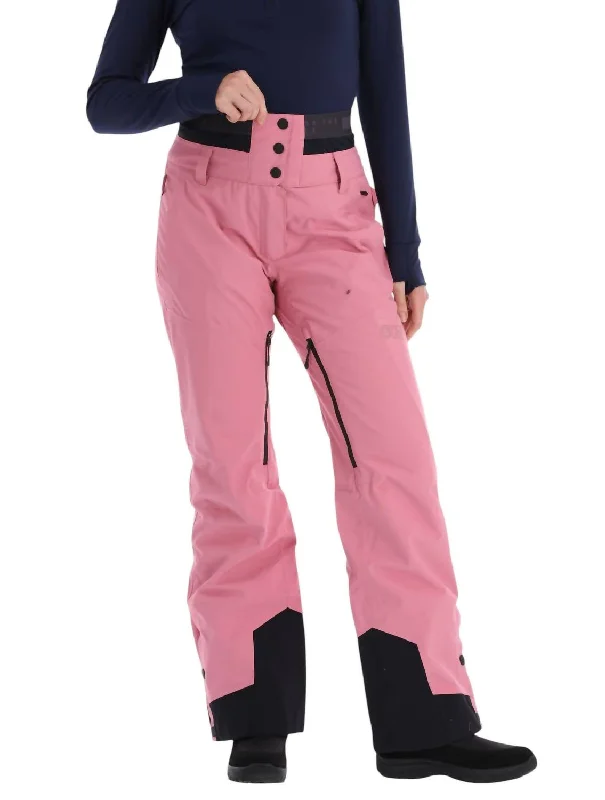 Loose-fitting tight trousers for women with stretchy waistband for ultimate comfort -Exa Pants In I Cashmere Rose