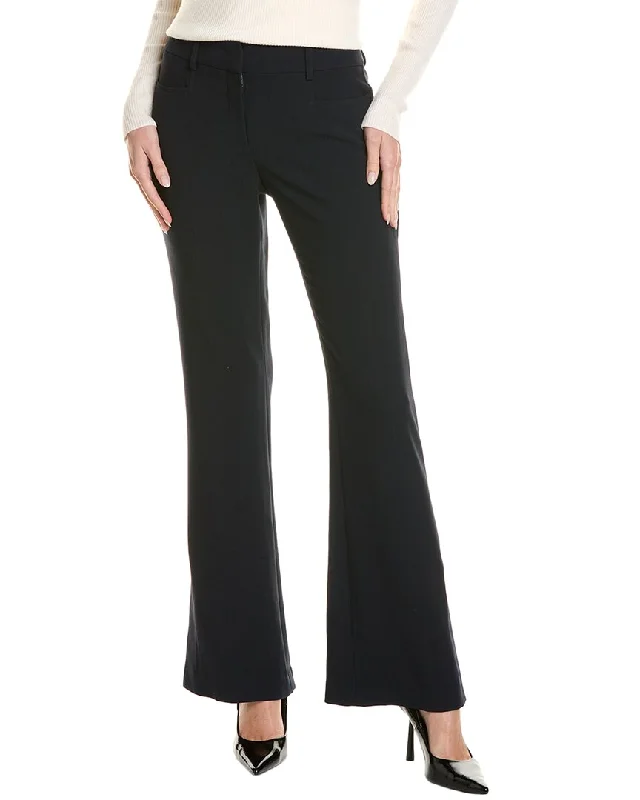 Black tight trousers for women with sleek design and versatile styling options -Elie Tahari Flare Pant