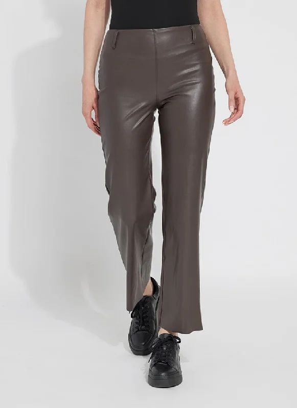 Tight trousers for women with side slits and ankle-length design for chic style -Amara Straight Pant (30" Inseam)