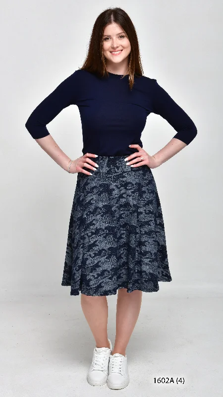 Bold skirts with vibrant tropical prints -Camo Circle Skirt