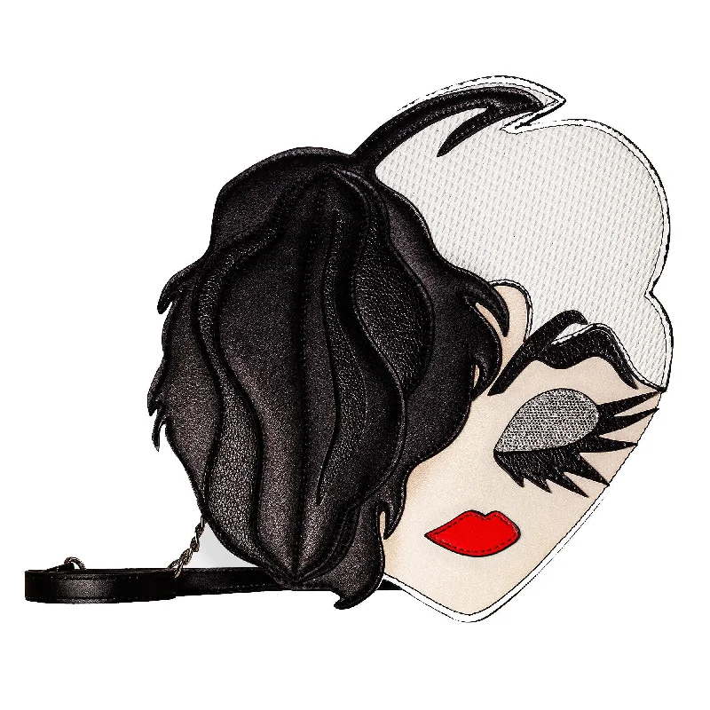 Designer handle bags with luxury logo detailing -Danielle Nicole Cruella Die Cut Crossbody