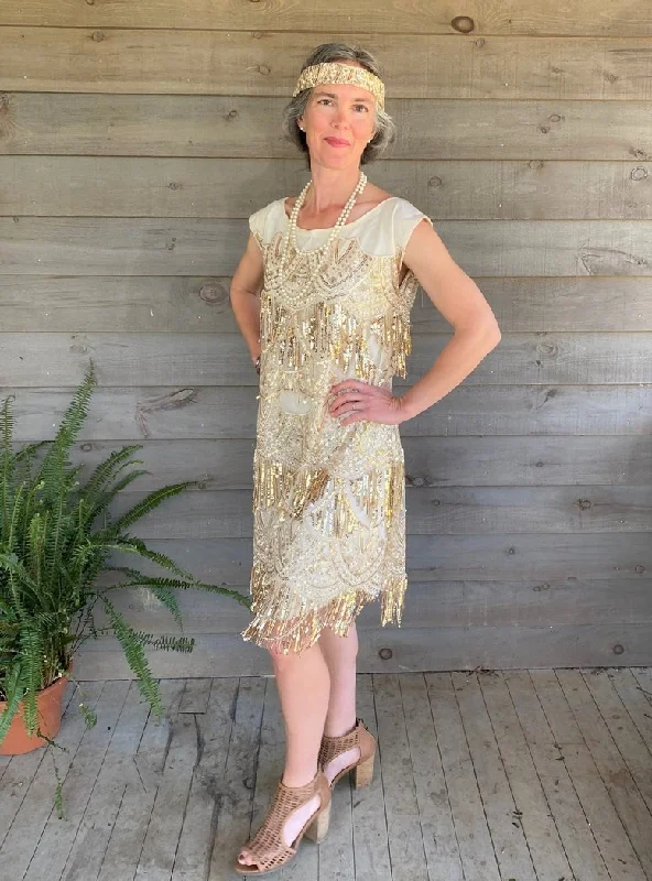 Flared Dresses for Retro -Folkwear 1920s Flapper Dress