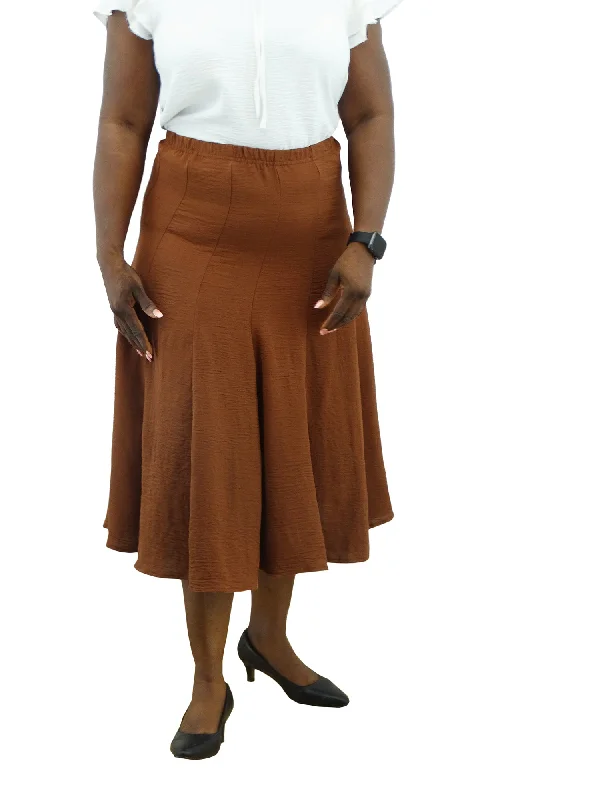 Affordable skirts for budget-friendly wardrobe updates -30063, Ladies' Runway Ready Long Flared Skirt