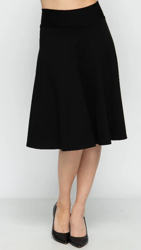 Trendy midi skirts for modern fashionistas -Circle Skirt - 2 Colors - *3 Lengths*