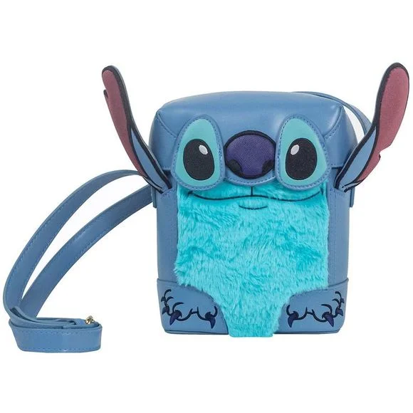 Insulated handle bags for keeping food fresh -Danielle Nicole Lilo & Stitch Face Box Crossbody Bag